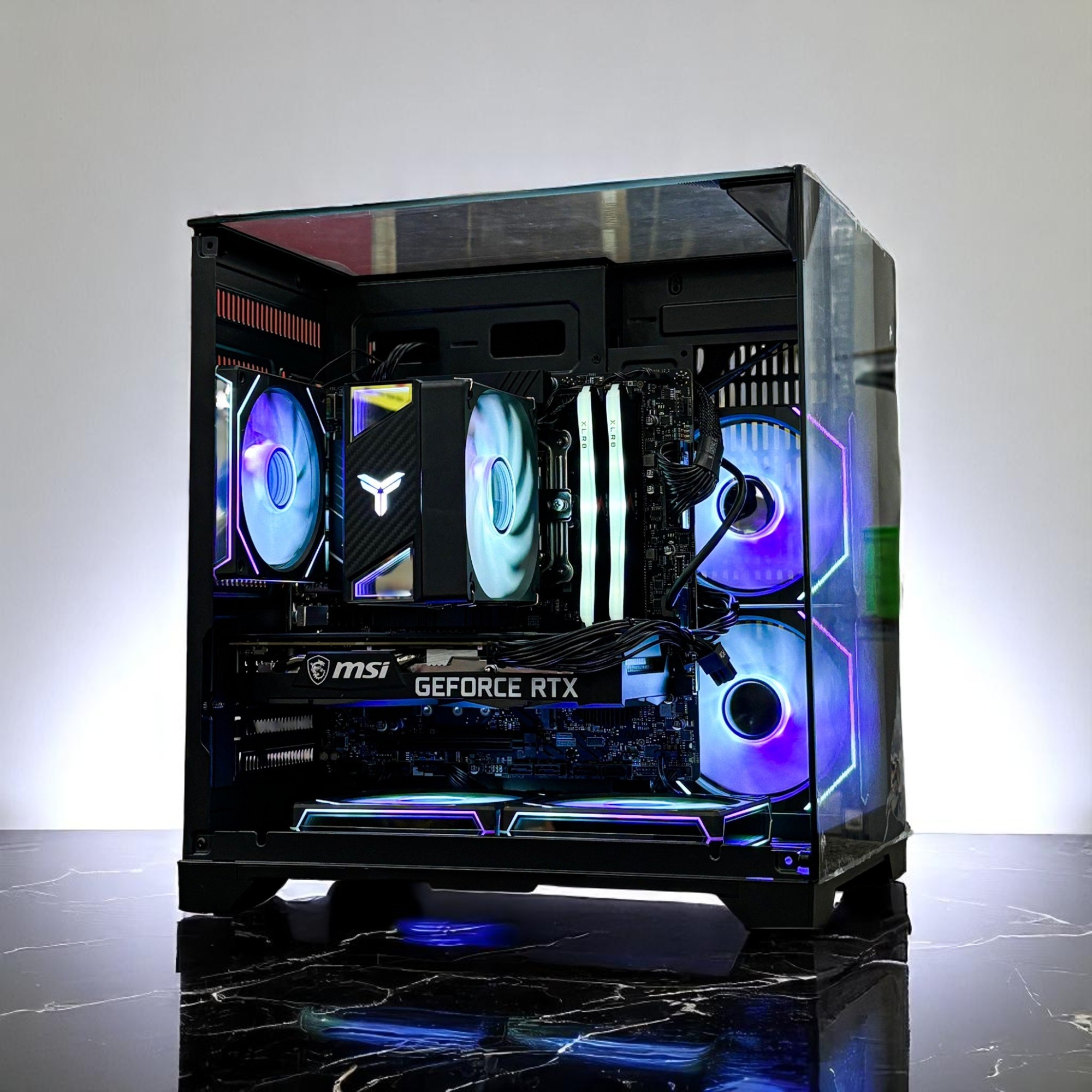 PC Đồ họa HMPC Nebula Storm | Intel Core I5 12400F\ RTX 3060 12G\ B760 Wifi \ RAM 16GB\ SSD 256GB